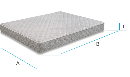 фото: измерение размера матраса